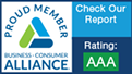 Proud Member Business Consumer Alliance